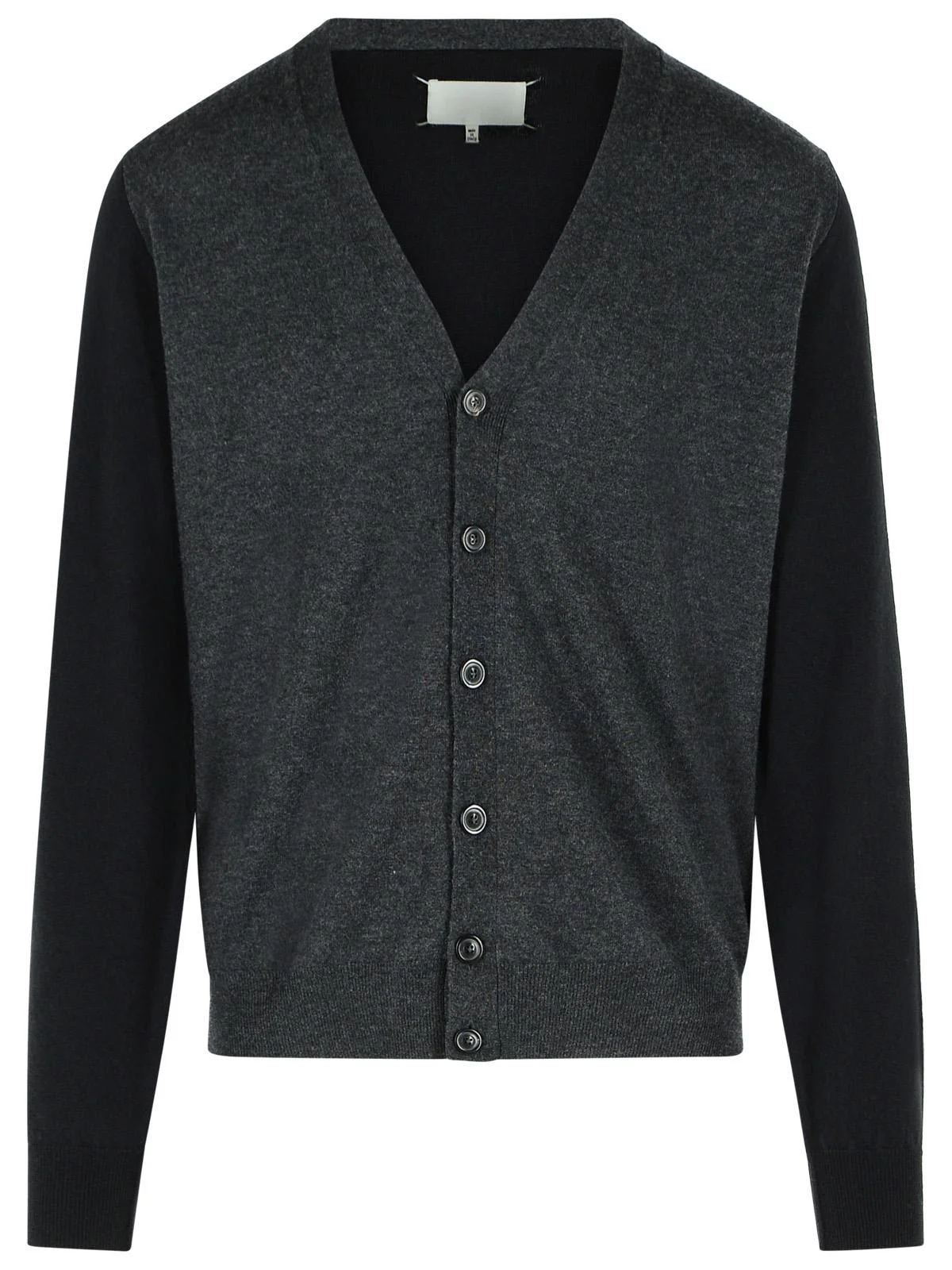 Maison Margiela Grey Wool Cardigan Men - 1