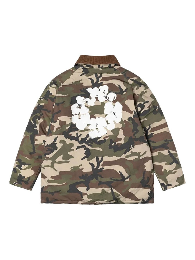 DENIM TEARS x Stüssy camouflage-pattern jacket outlook