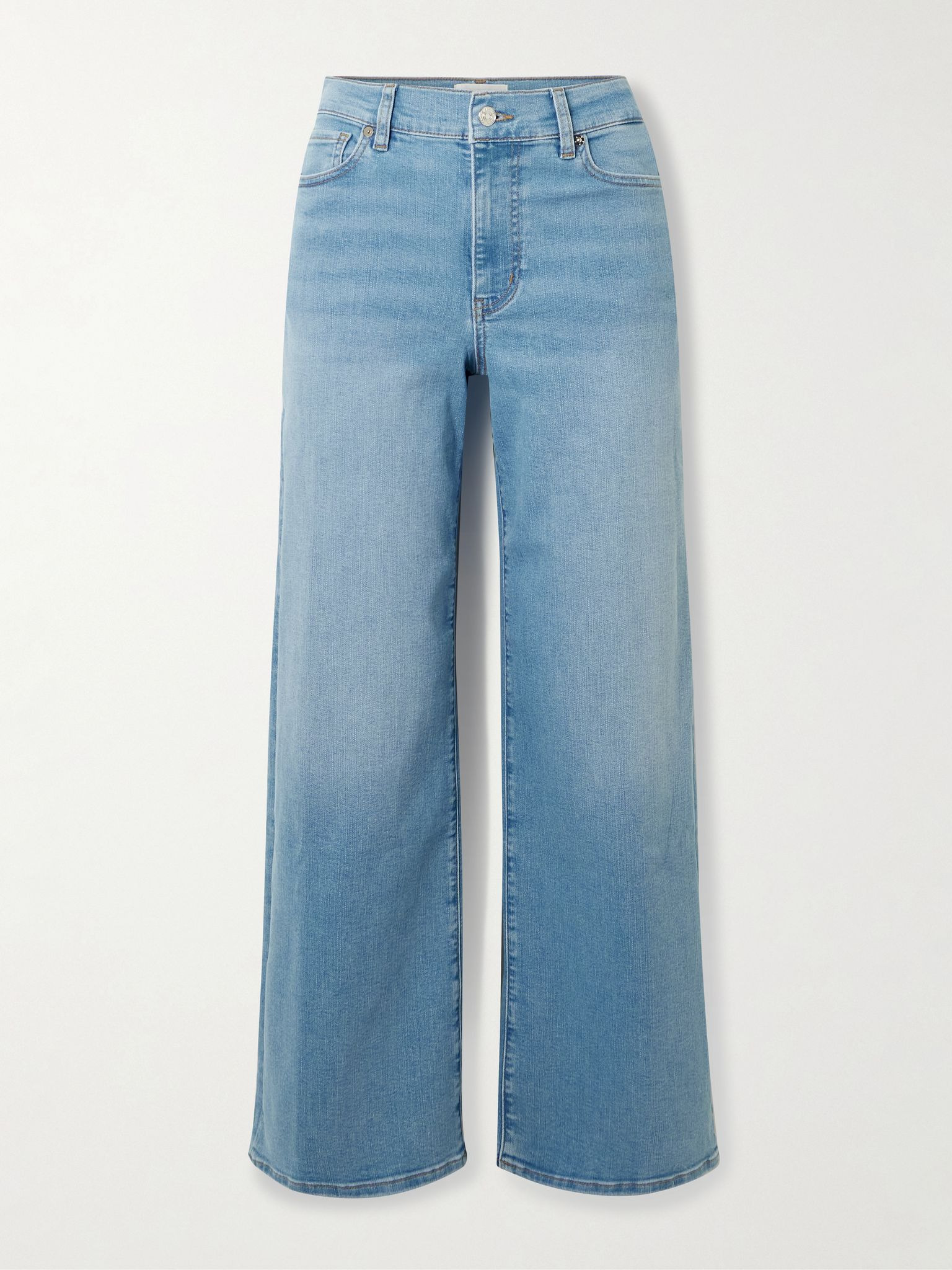 Le Slim Palazzo mid-rise straight-leg jeans Mid denim - 1