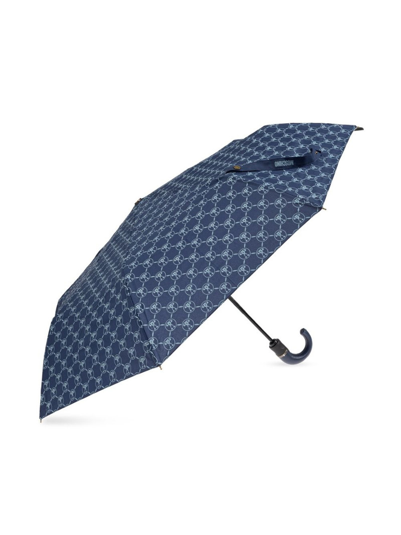 Moschino monogram-pattern umbrella outlook