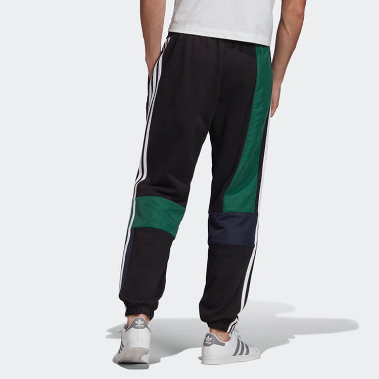 adidas originals SPRT BB Contrasting Colors Sports Pants Black FP7707 - 5