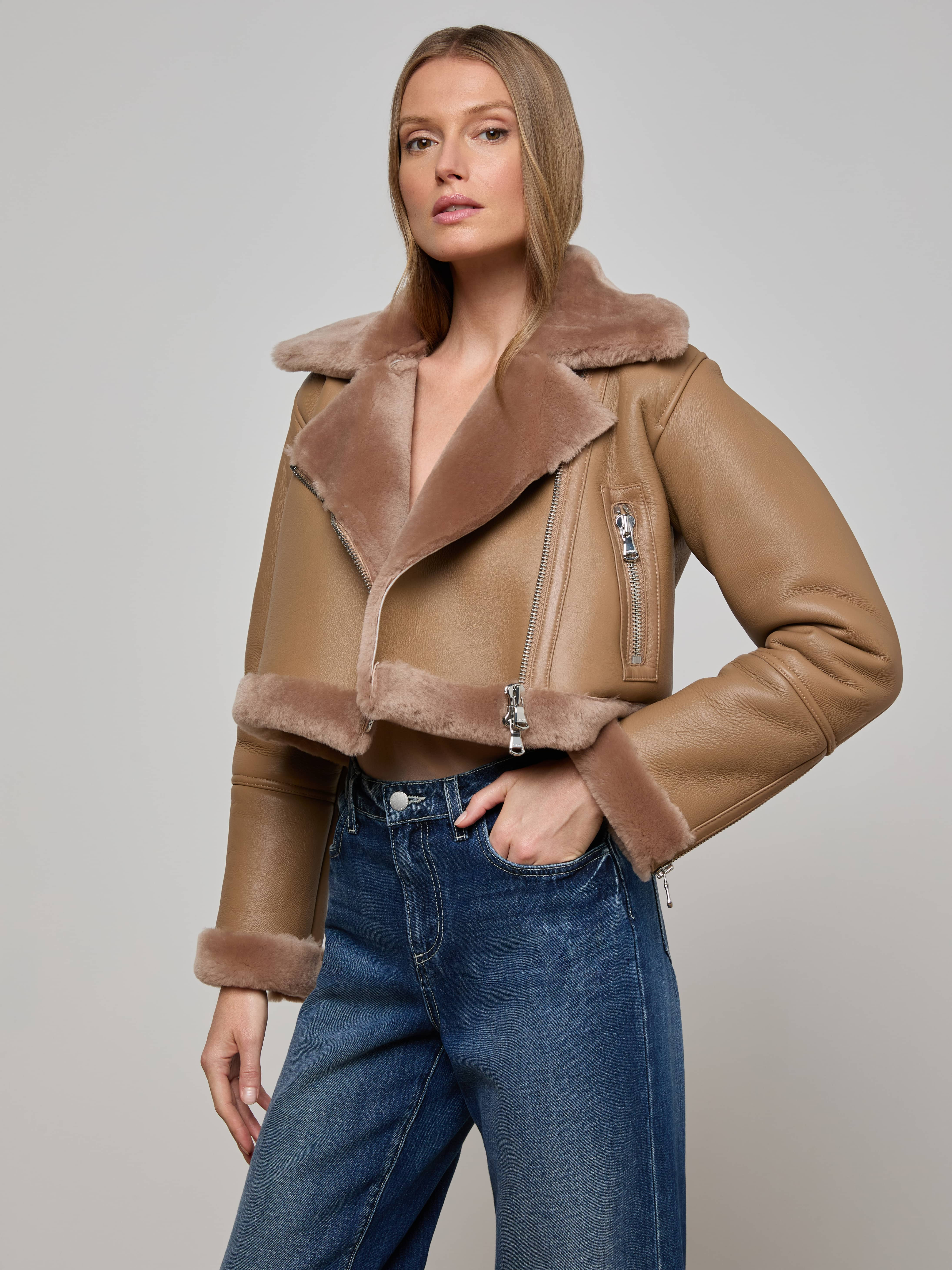 Pike Shearling Leather Jacket - 3