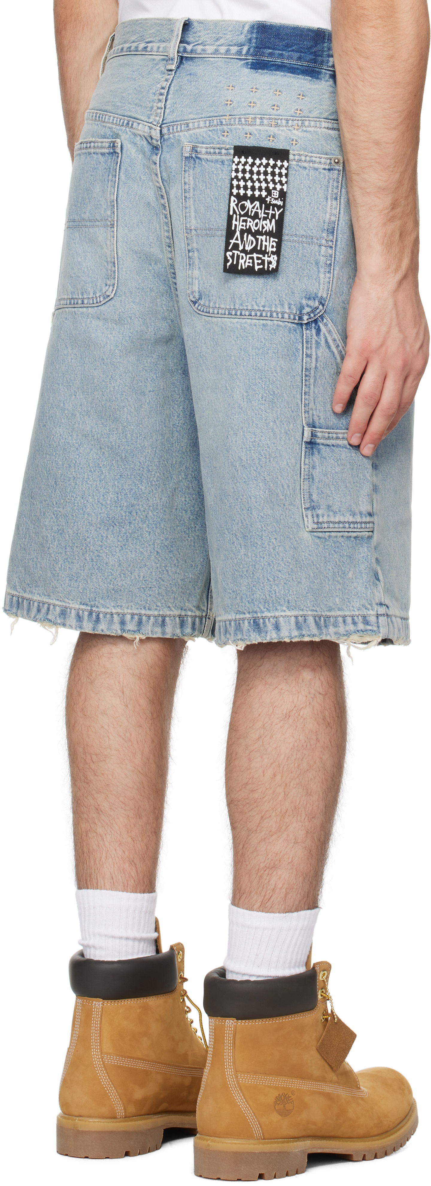 Blue MAXX Operator Champagne Denim Shorts - 3