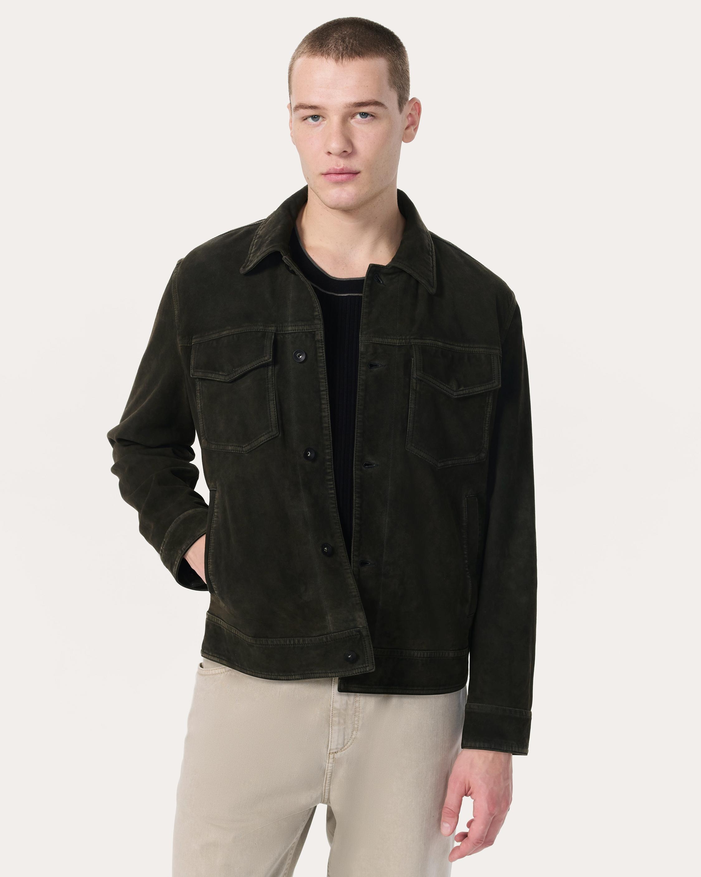 rb Suede Trucker Jacket - 2