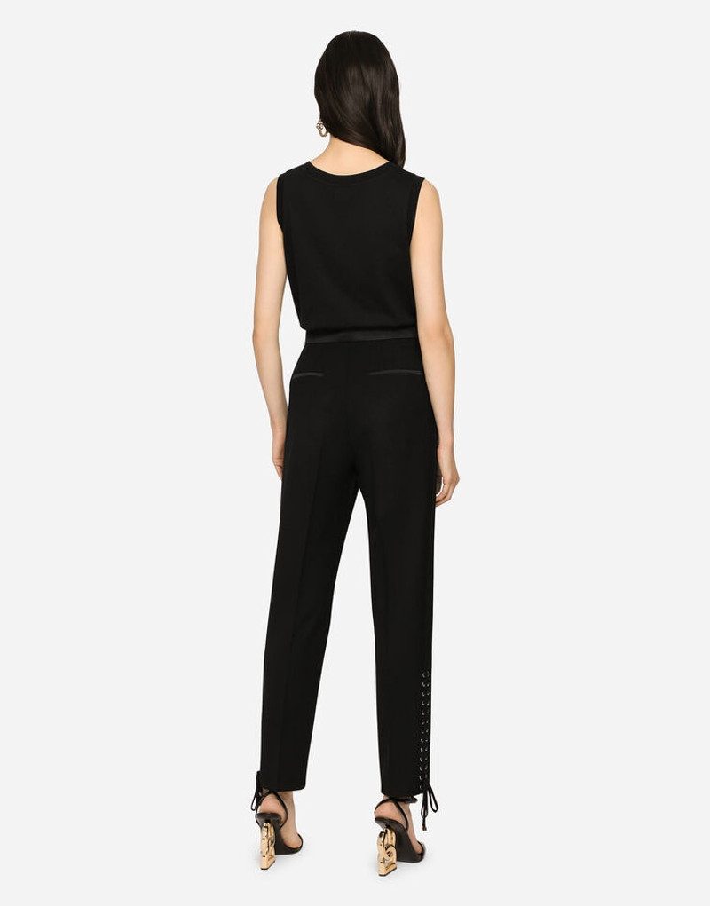Twill 바지 와 lacing 3