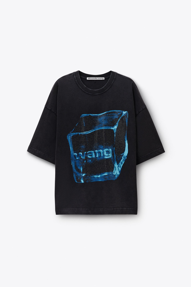 Crystal Hotfix Graphic Short Sleeve Tee 1