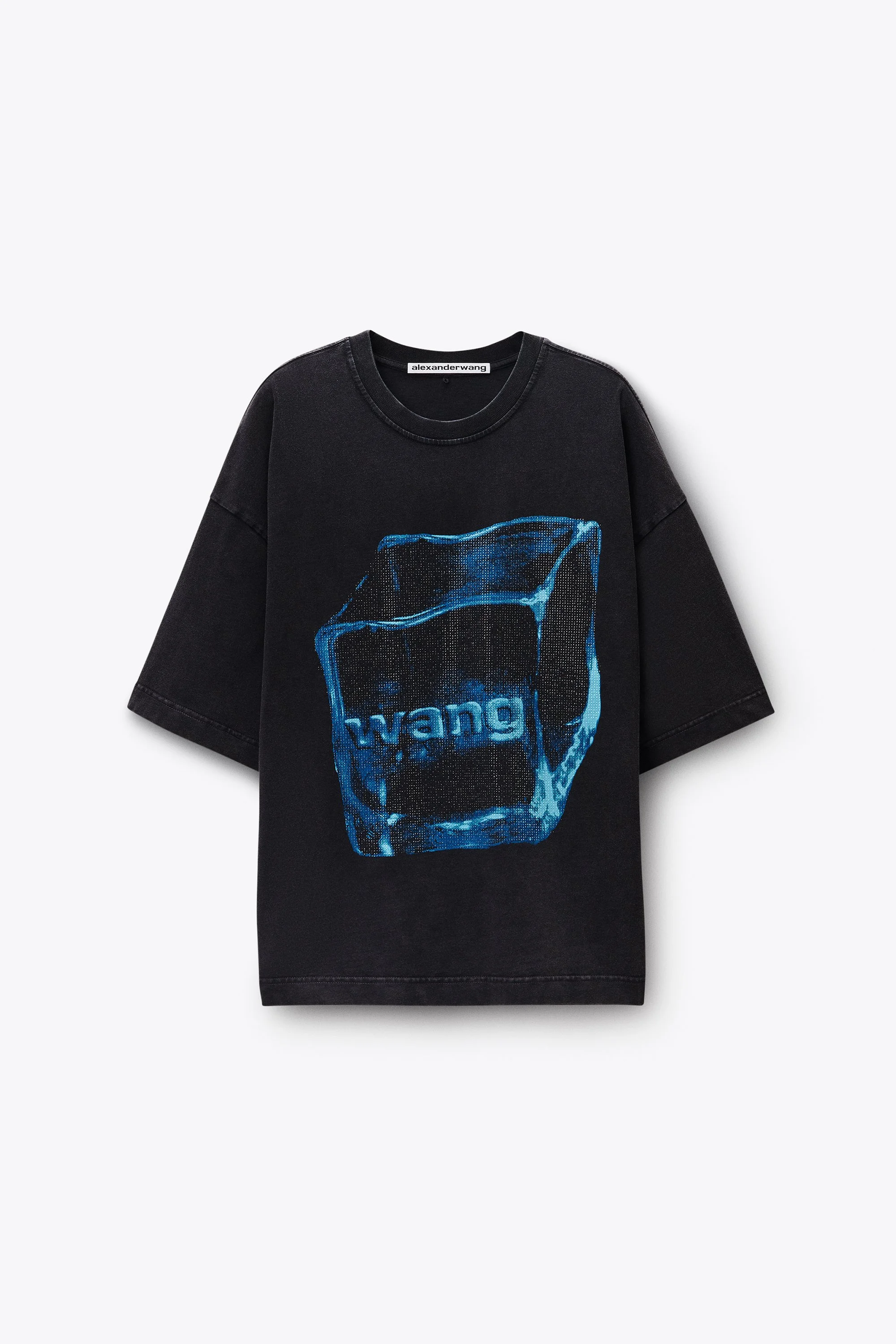 Crystal Hotfix Graphic Short Sleeve Tee - 1