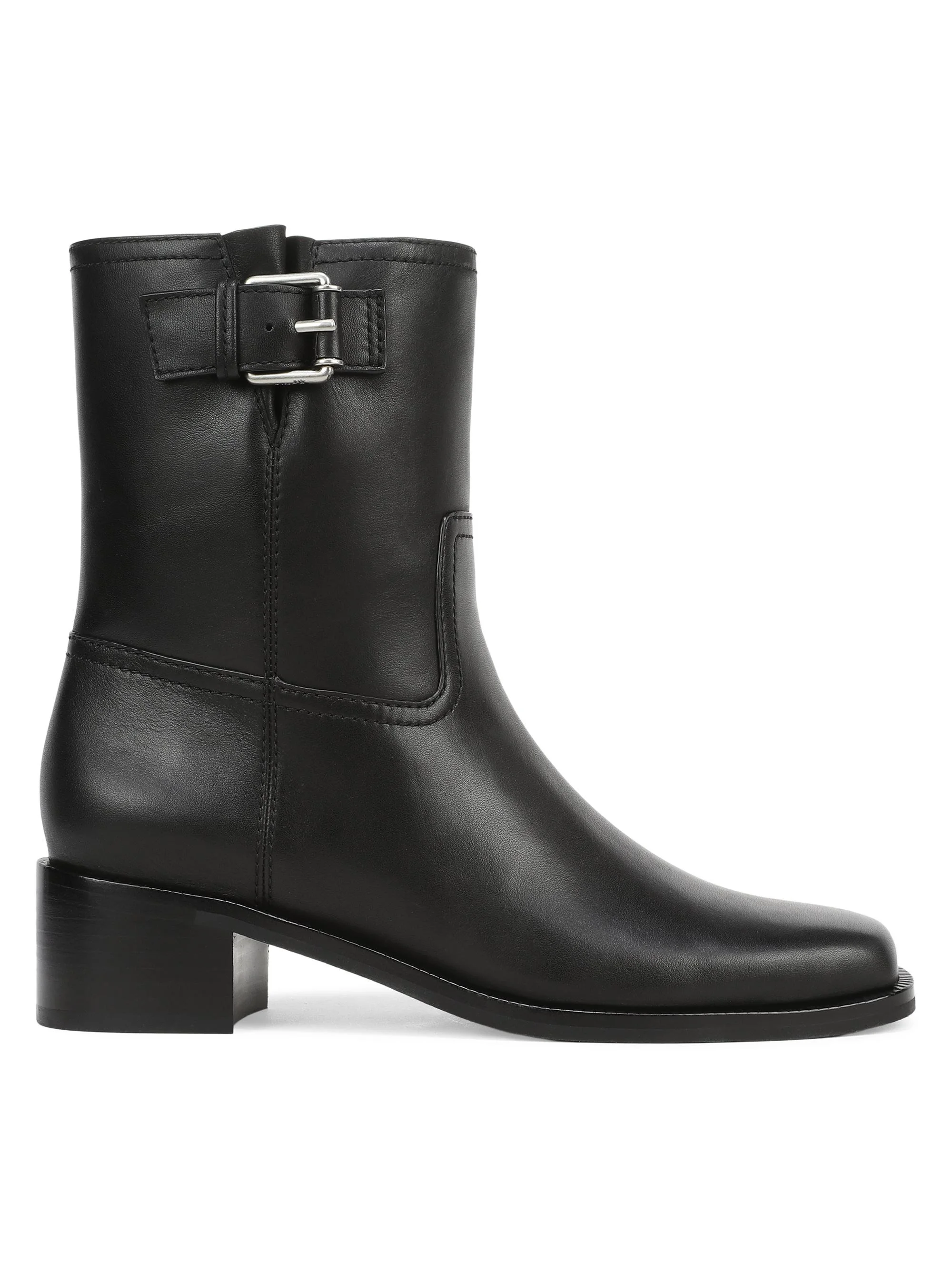 Women's London 45MM Leather Boots - Black - 1
