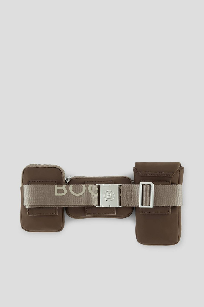 BOGNER KLOSTERS ENJA MULTIPOCKET BELT BAG IN COFFEE outlook
