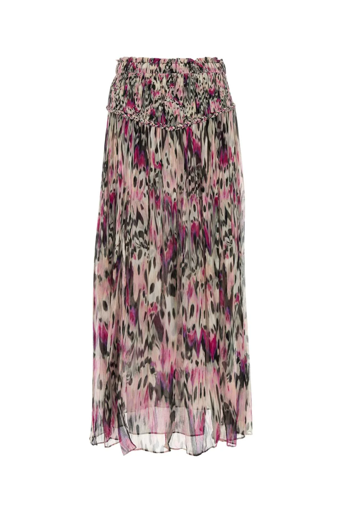 Isabel Marant Women Printed Silk Rolande Skirt - 1