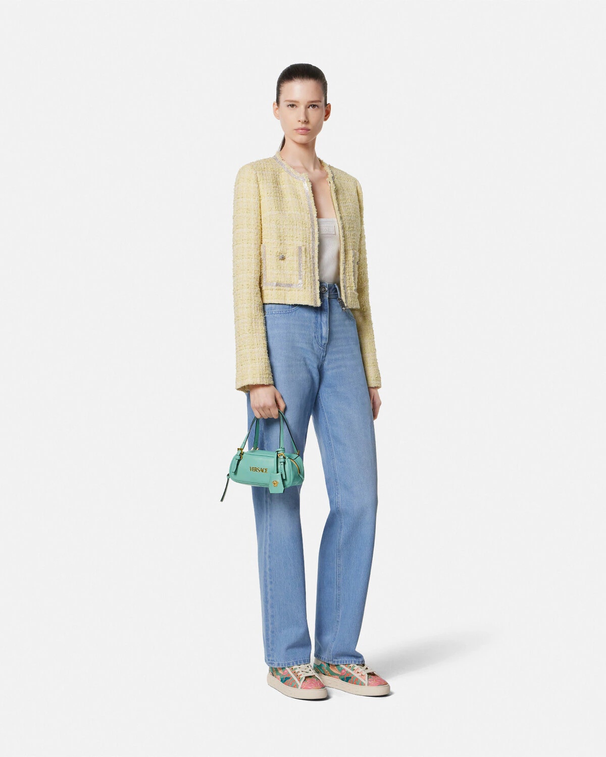 Versace Tag Bowling Mini Bag - 3