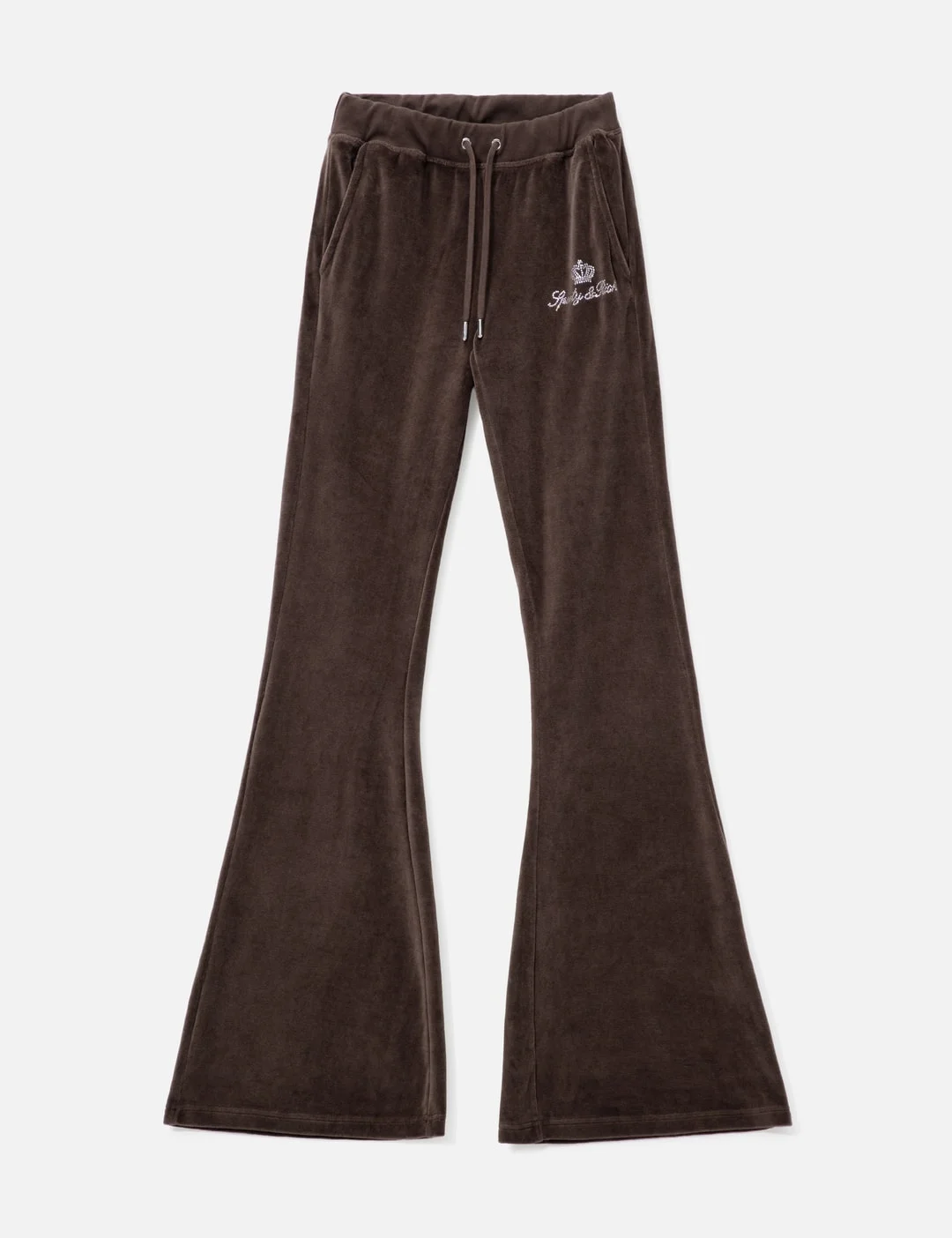 SPORTY & RICH X JUICY COUTURE SCRIPT VELOUR SWEATPANT - 1
