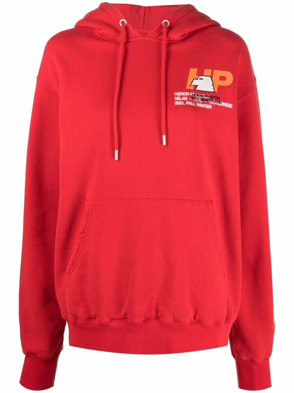 logo-print hoodie - 1