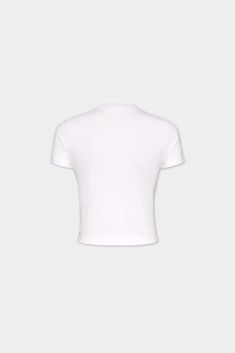 DSQUARED2 PINK PRINTED LETTERING MINI FIT T-SHIRT outlook