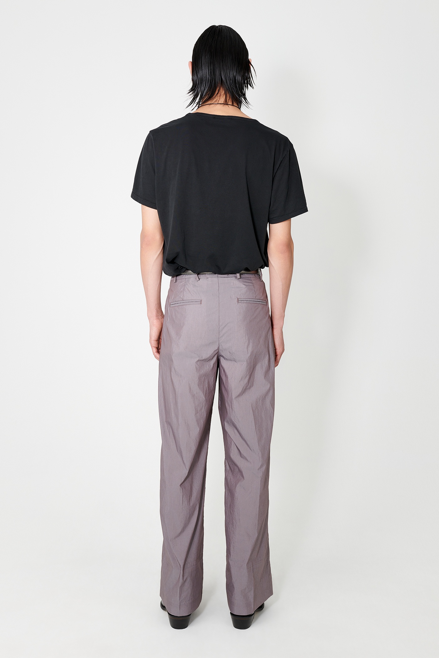 Tuxedo Trouser Antique Lavender Poplin - 7