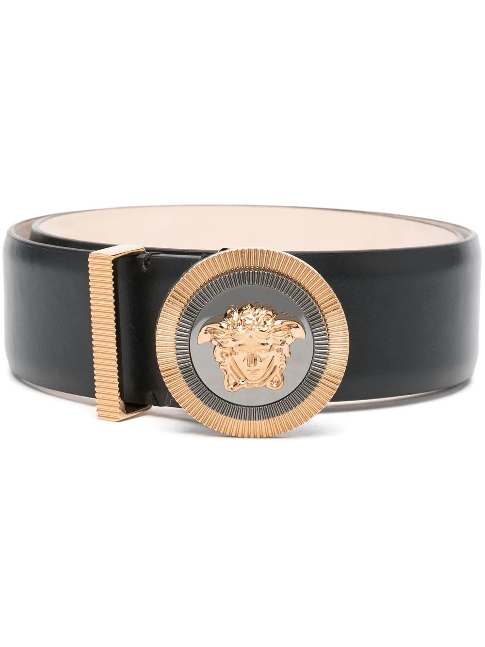 Medusa logo-buckle belt - 1