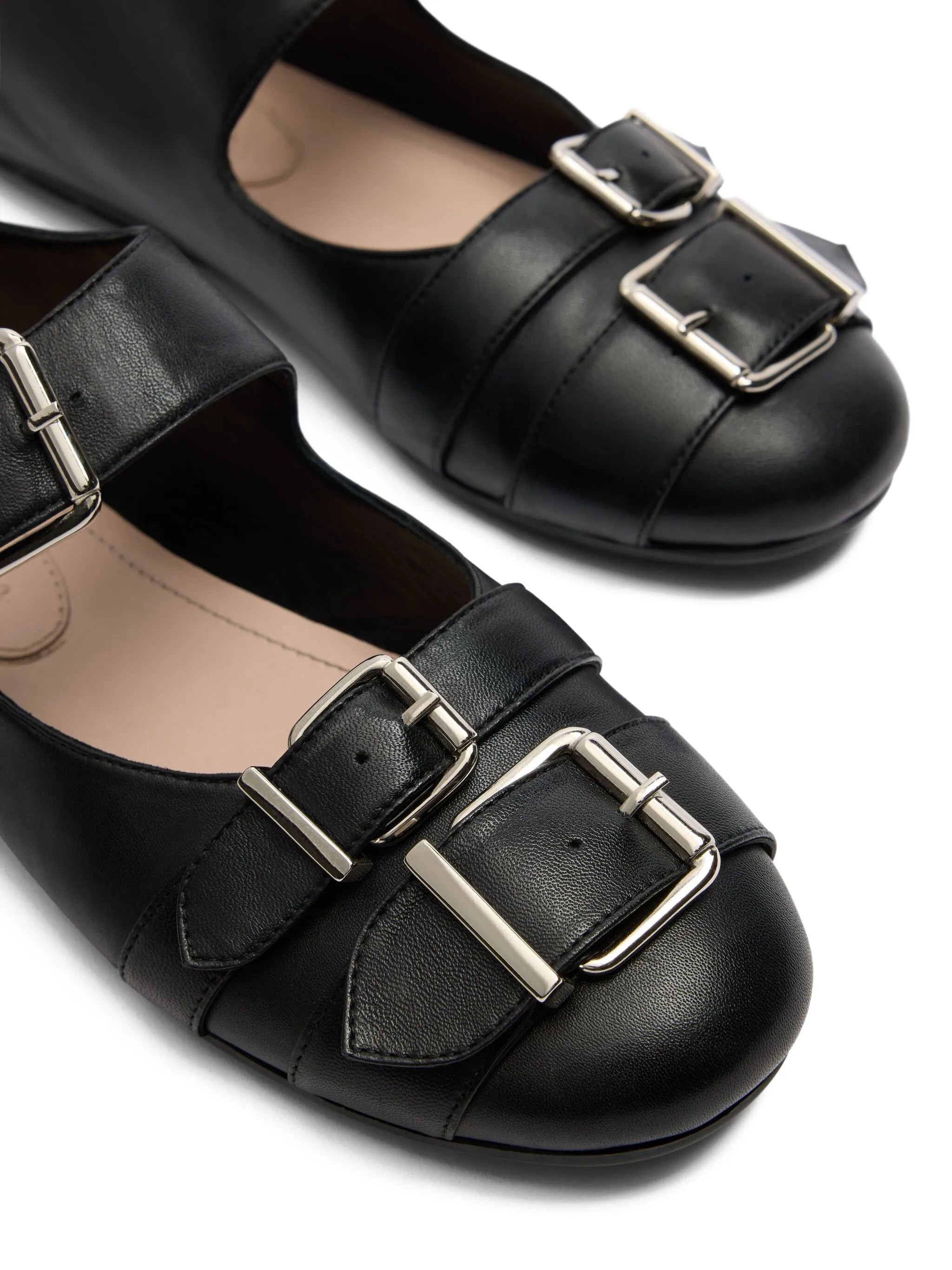 double-buckle ballet flats - 2