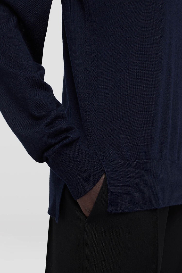 High-Neck Sweater - 7