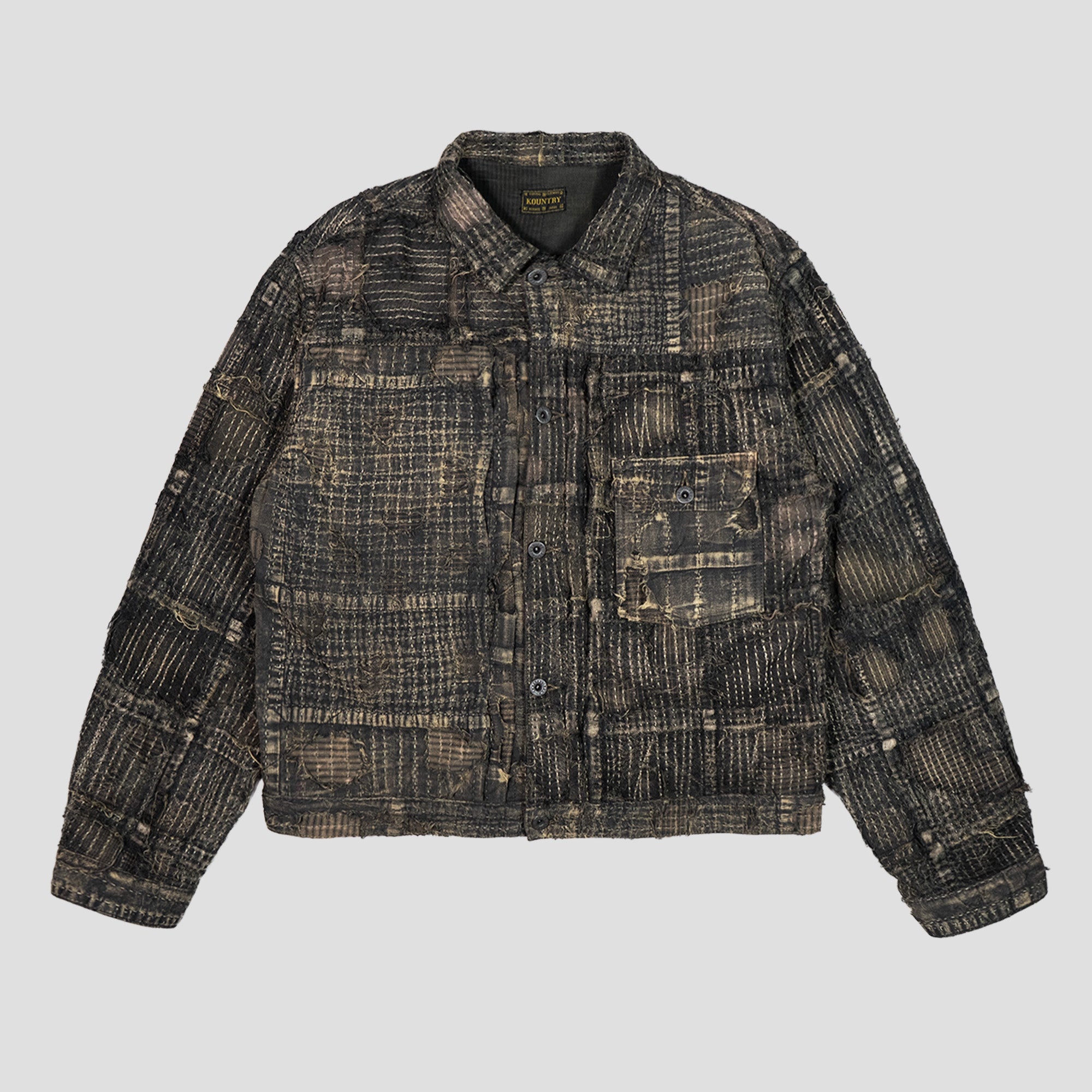 BLACK TEA-CORE BORO SPRING 1st JACKET - 1