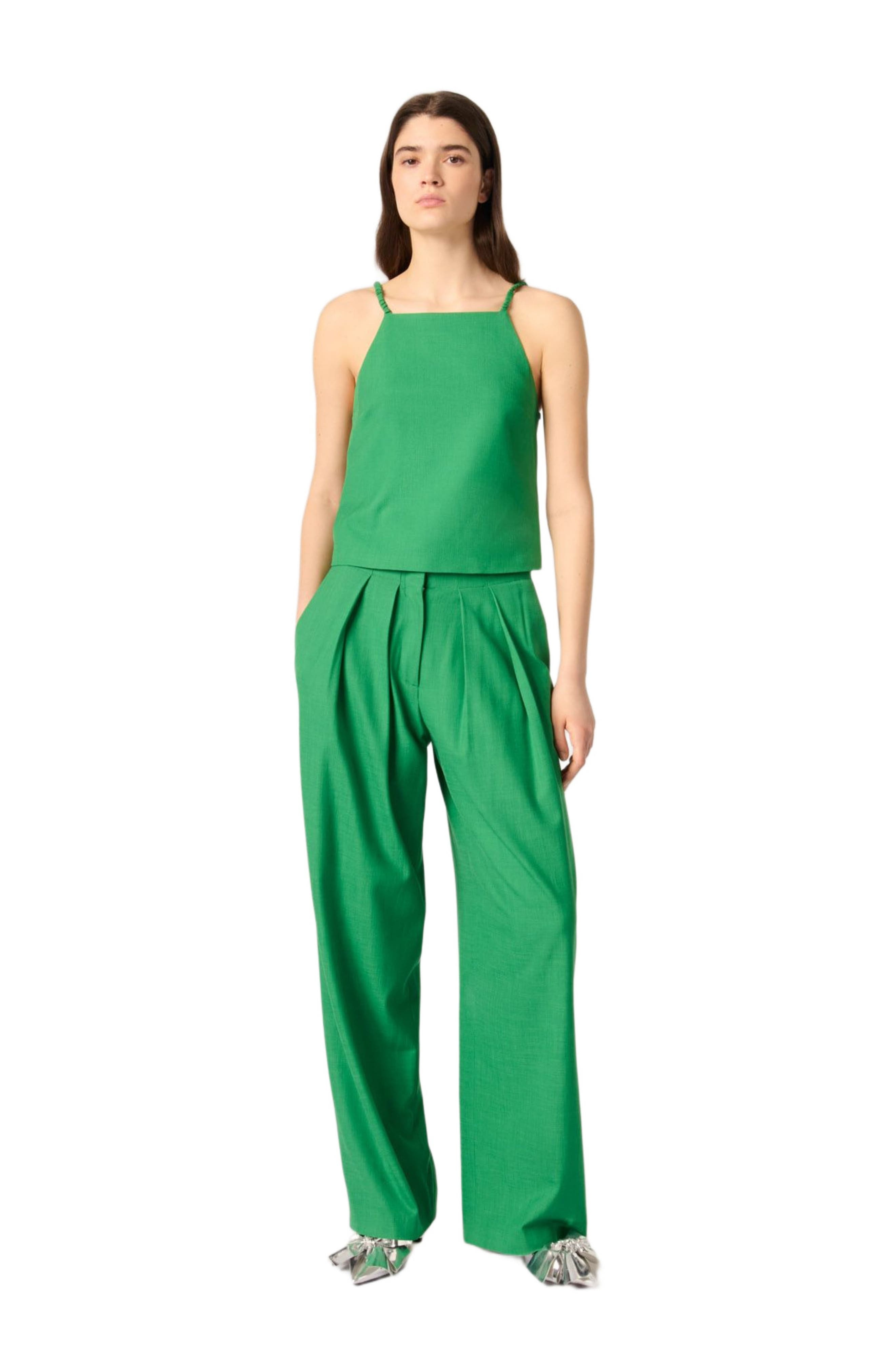 maje Backless top in Green at Nordstrom - 1