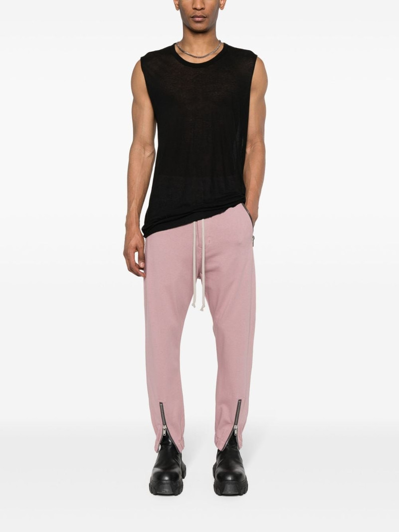 Rick Owens drawstring-fastening track pants outlook