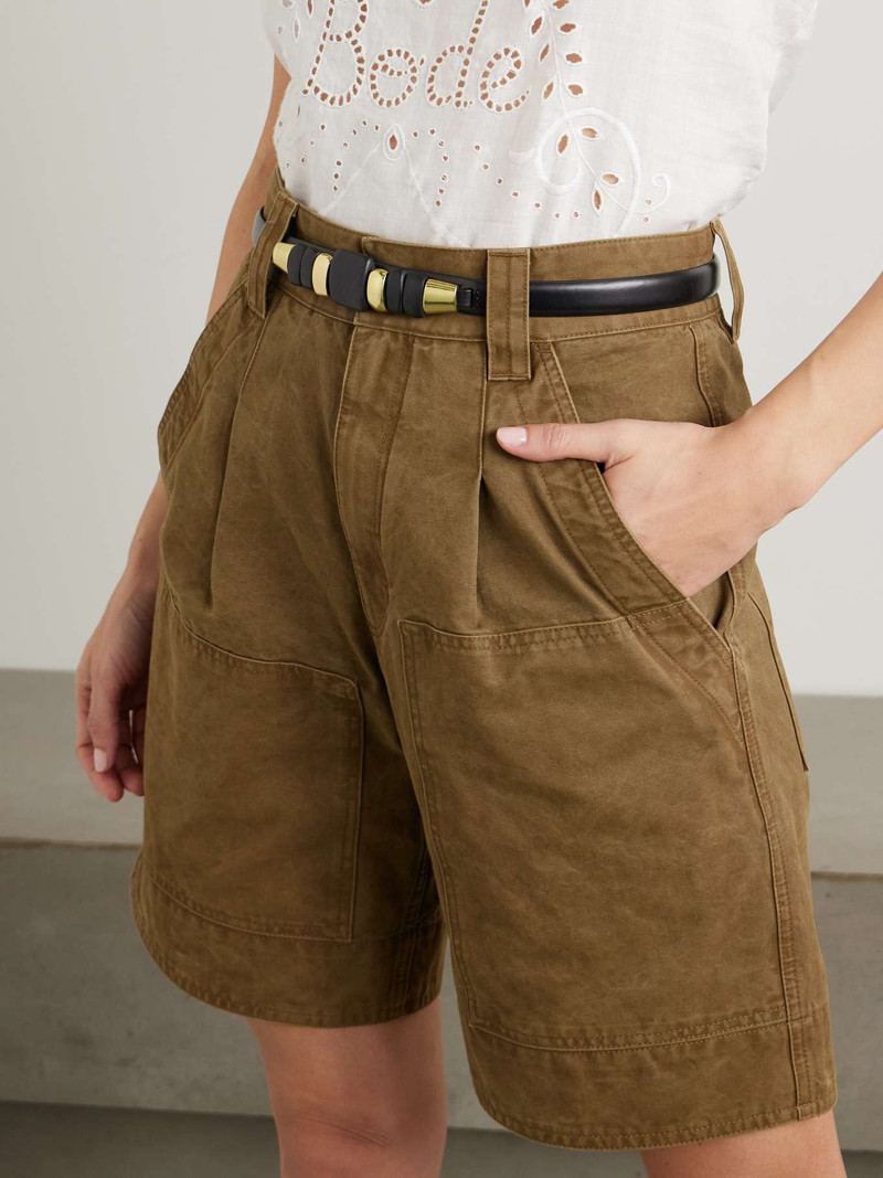 Isabel Marant Raissa embellished leather belt Black outlook