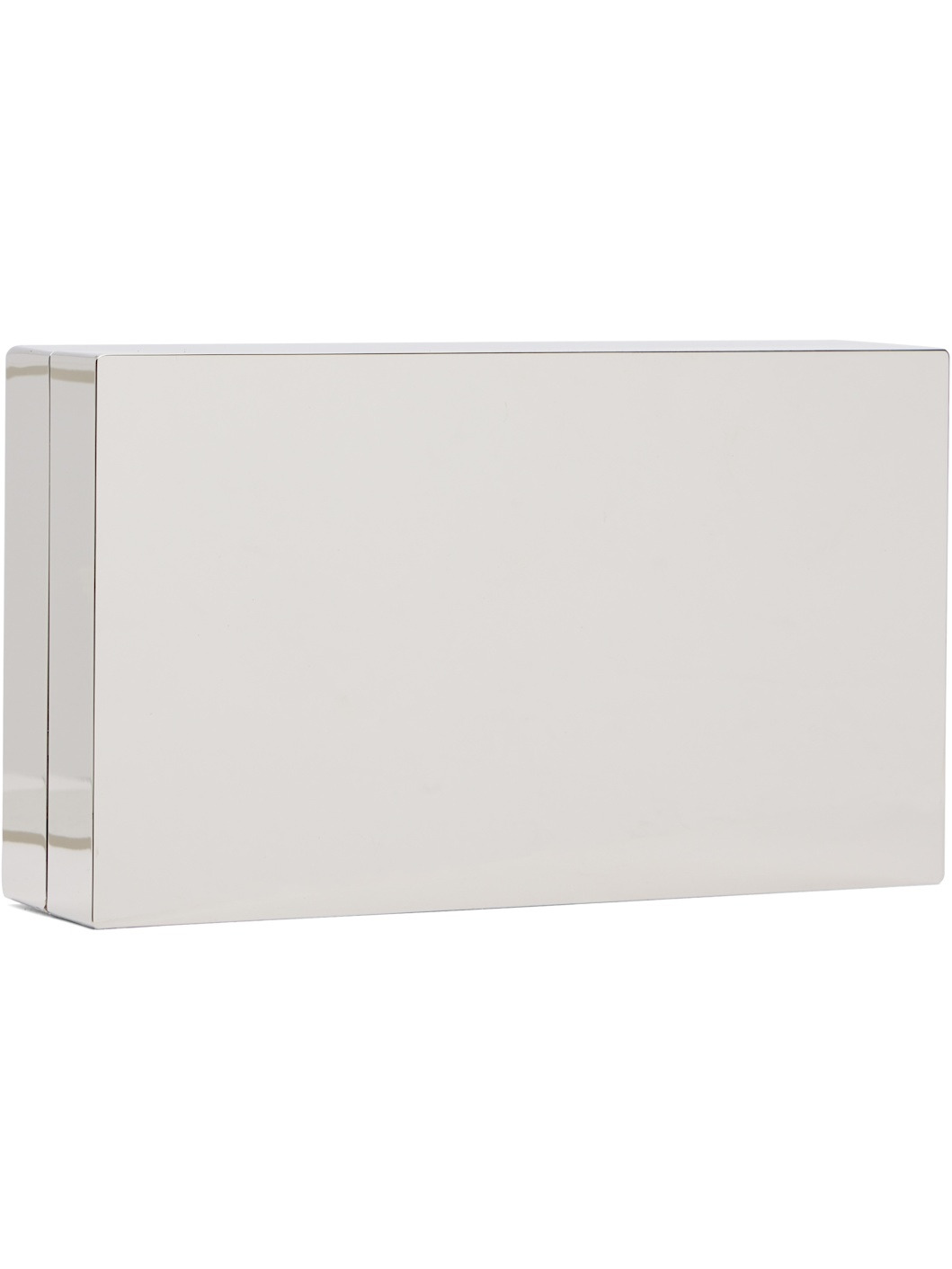 Silver Metal Clutch - 2