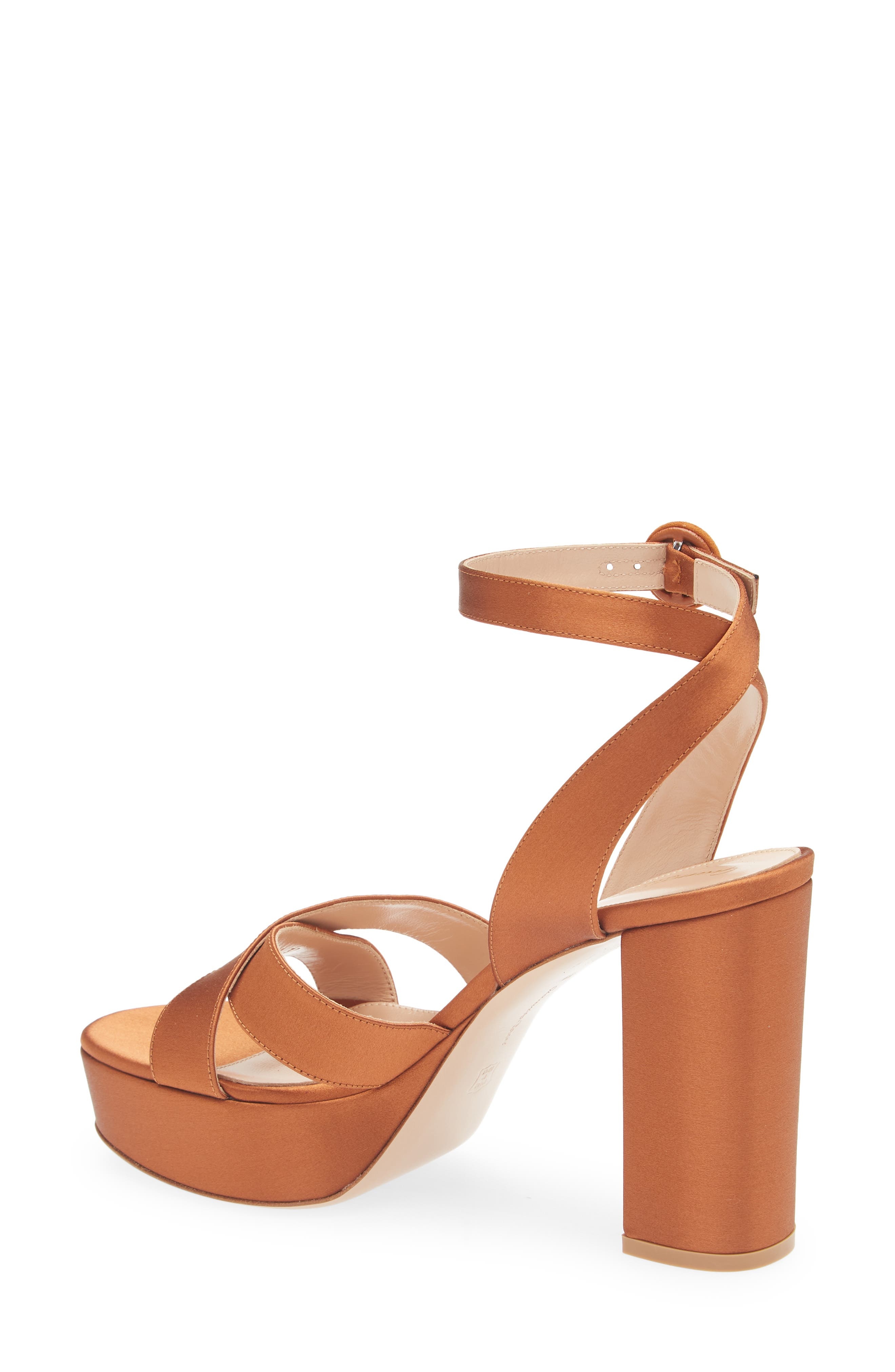 Gianvito Rossi Ankle Strap Platform Sandal in Sedona at Nordstrom - 2