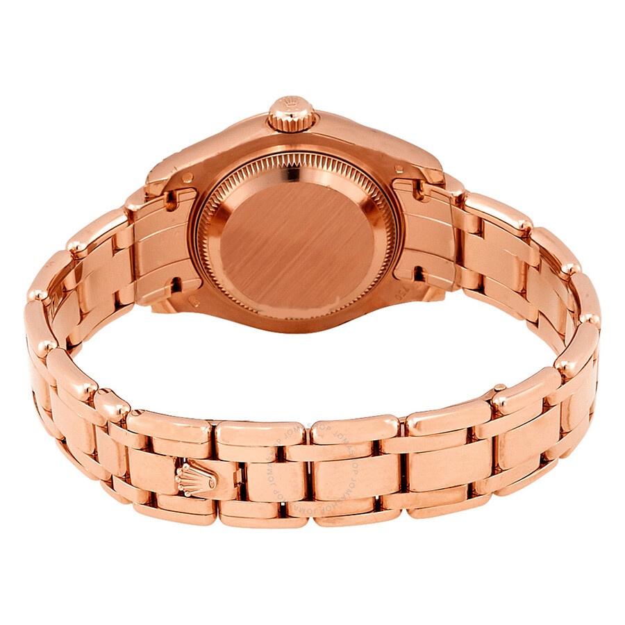 Rolex Lady-Datejust Pearlmaster Chocolate Brown Dial 18K Everose Gold Automatic Ladies Watch 80315BR - 3