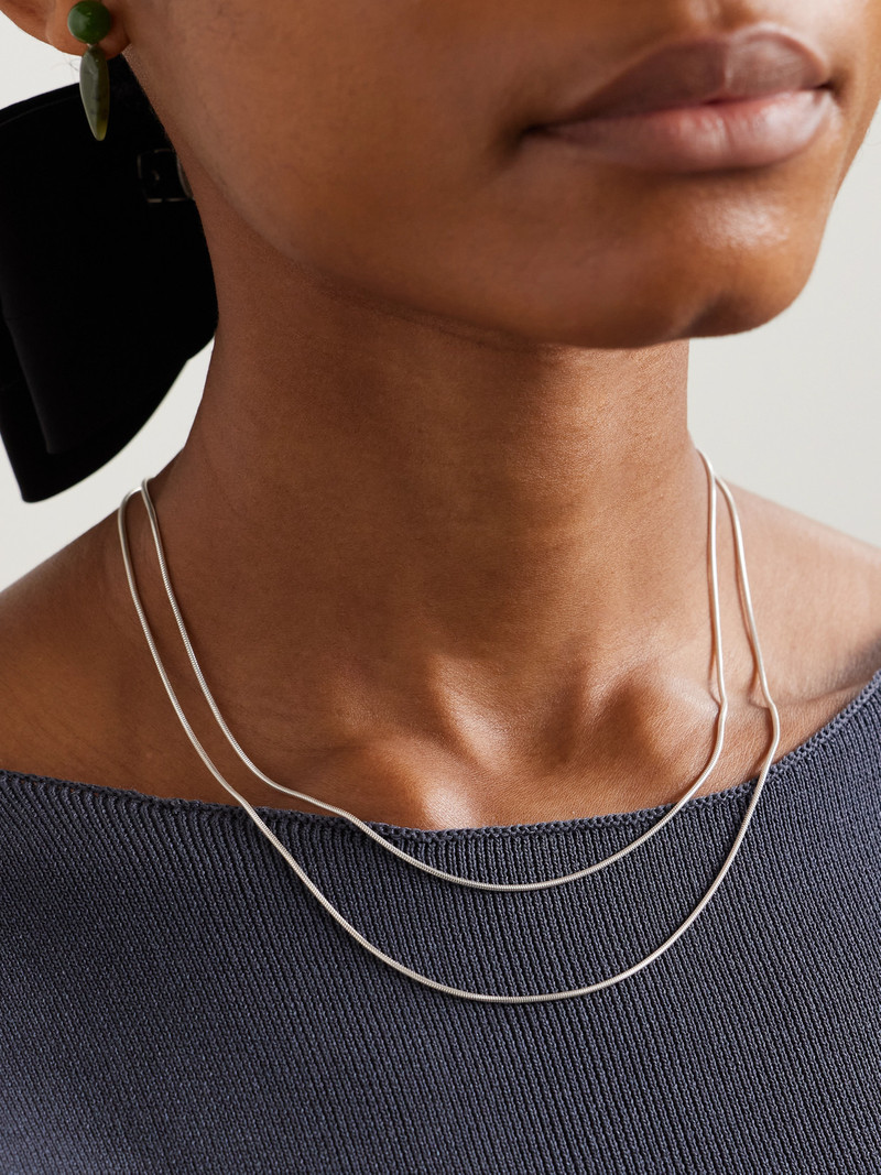 Sophie Buhai Double Diana Silver Necklace outlook