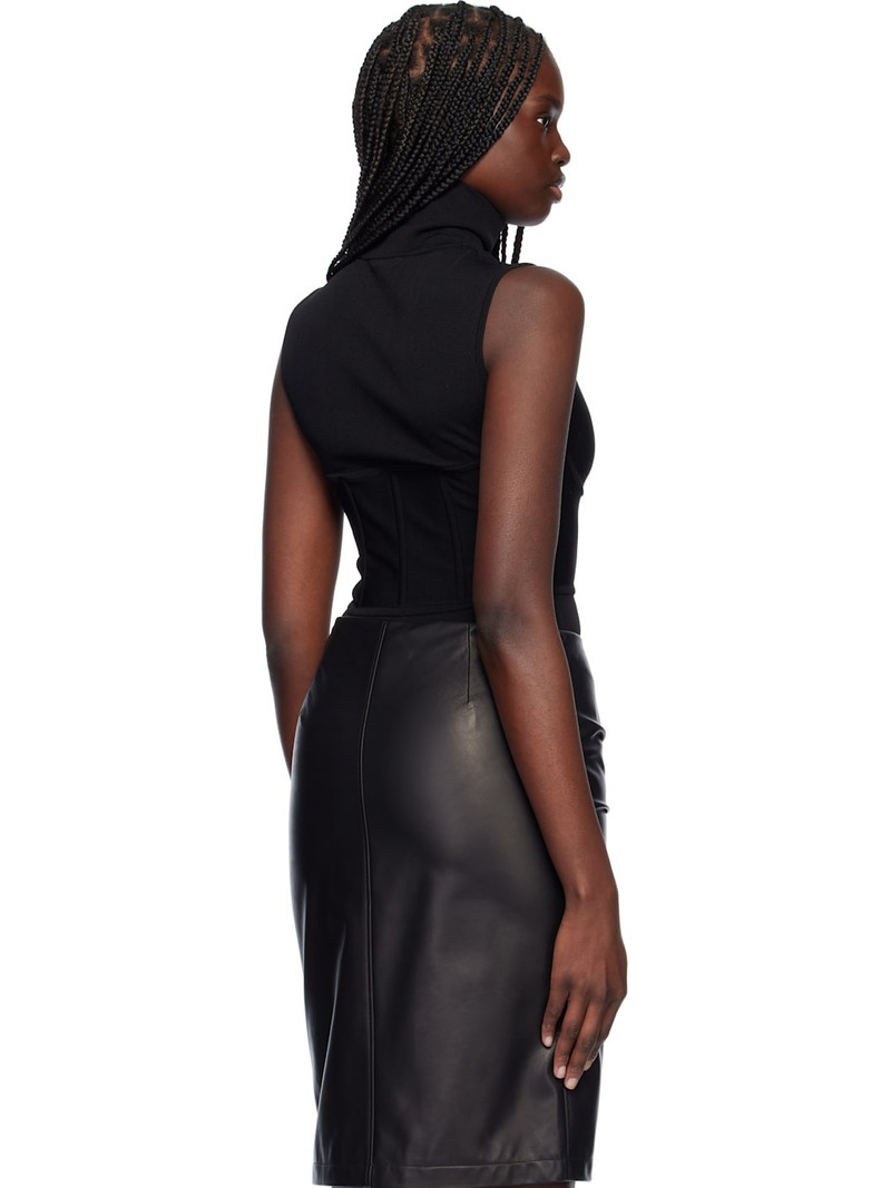 Black Alice Corset Knit Bodysuit 3