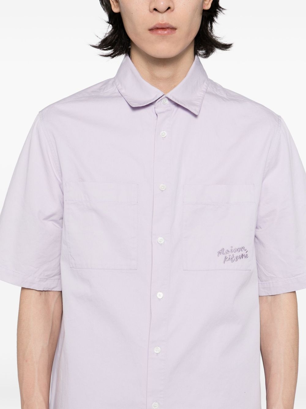 relaxed short-sleeved shirt - 5