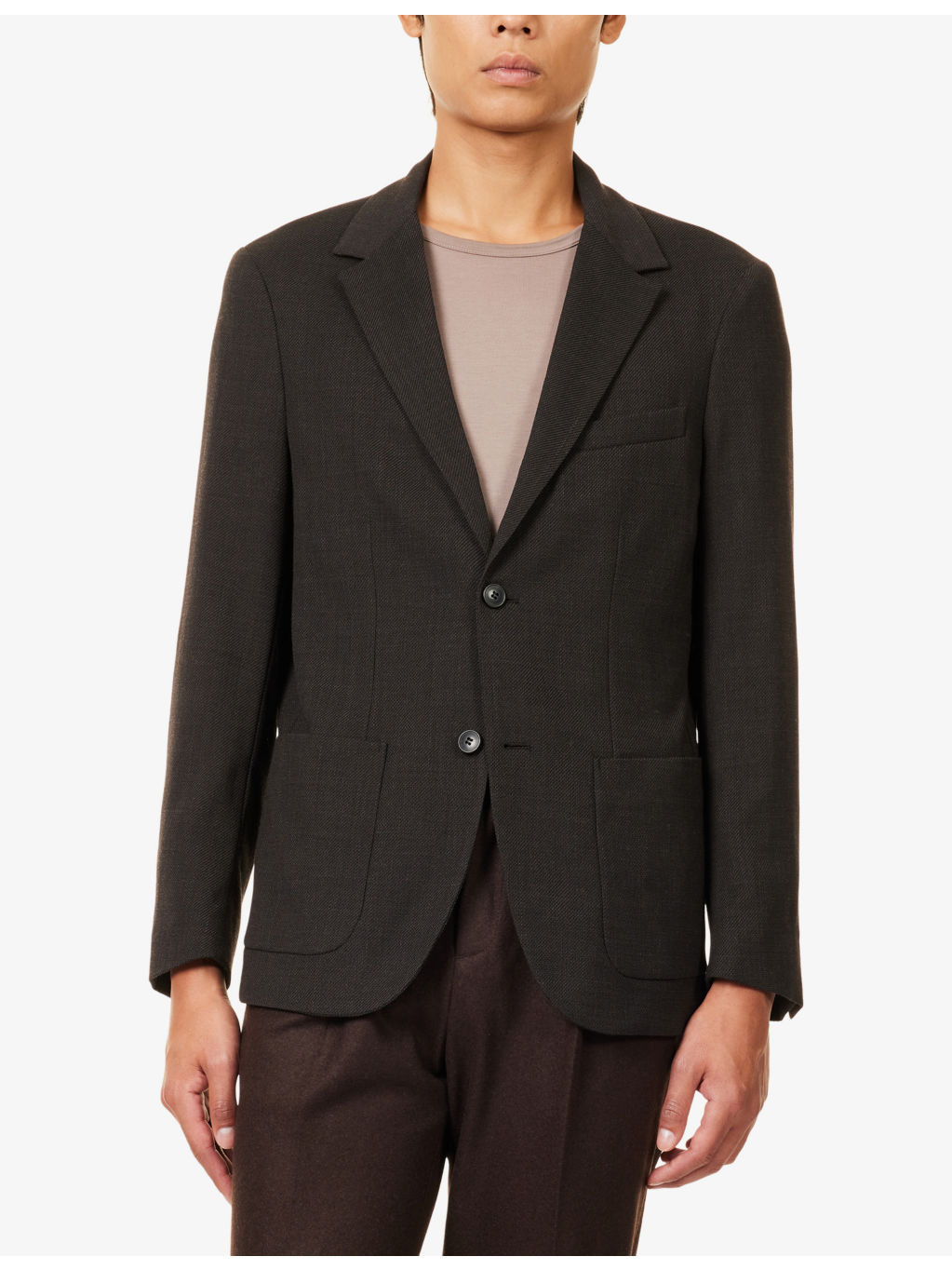 Sun Textured Wool Blazer - 3