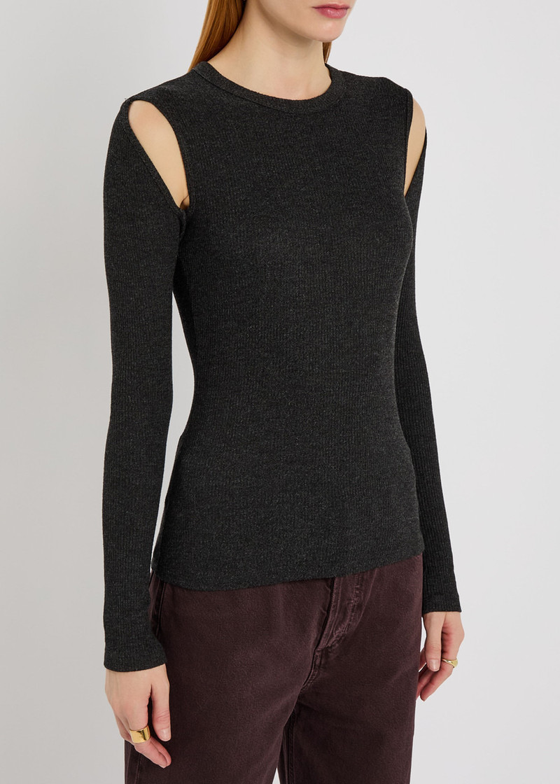 AGOLDE Agolde Pierce Cold Shoulder Knit top outlook