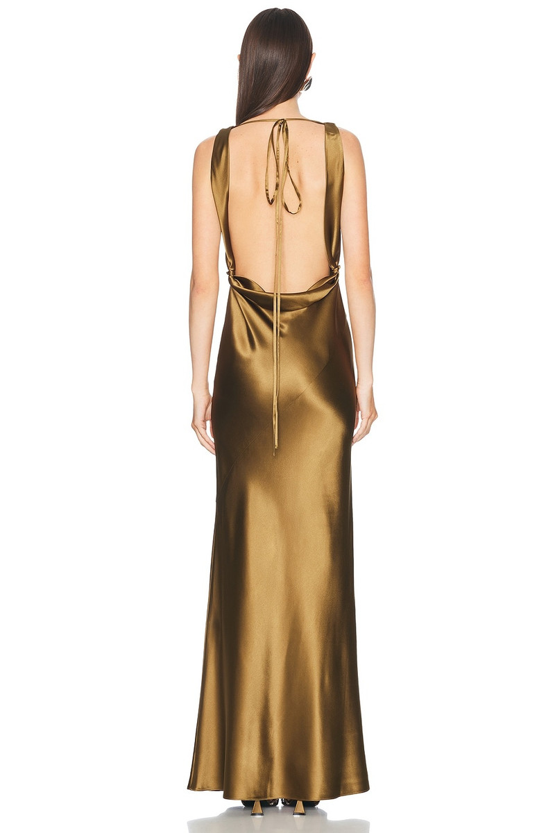 Mirror Palais Plunging Back Cowl Dress outlook