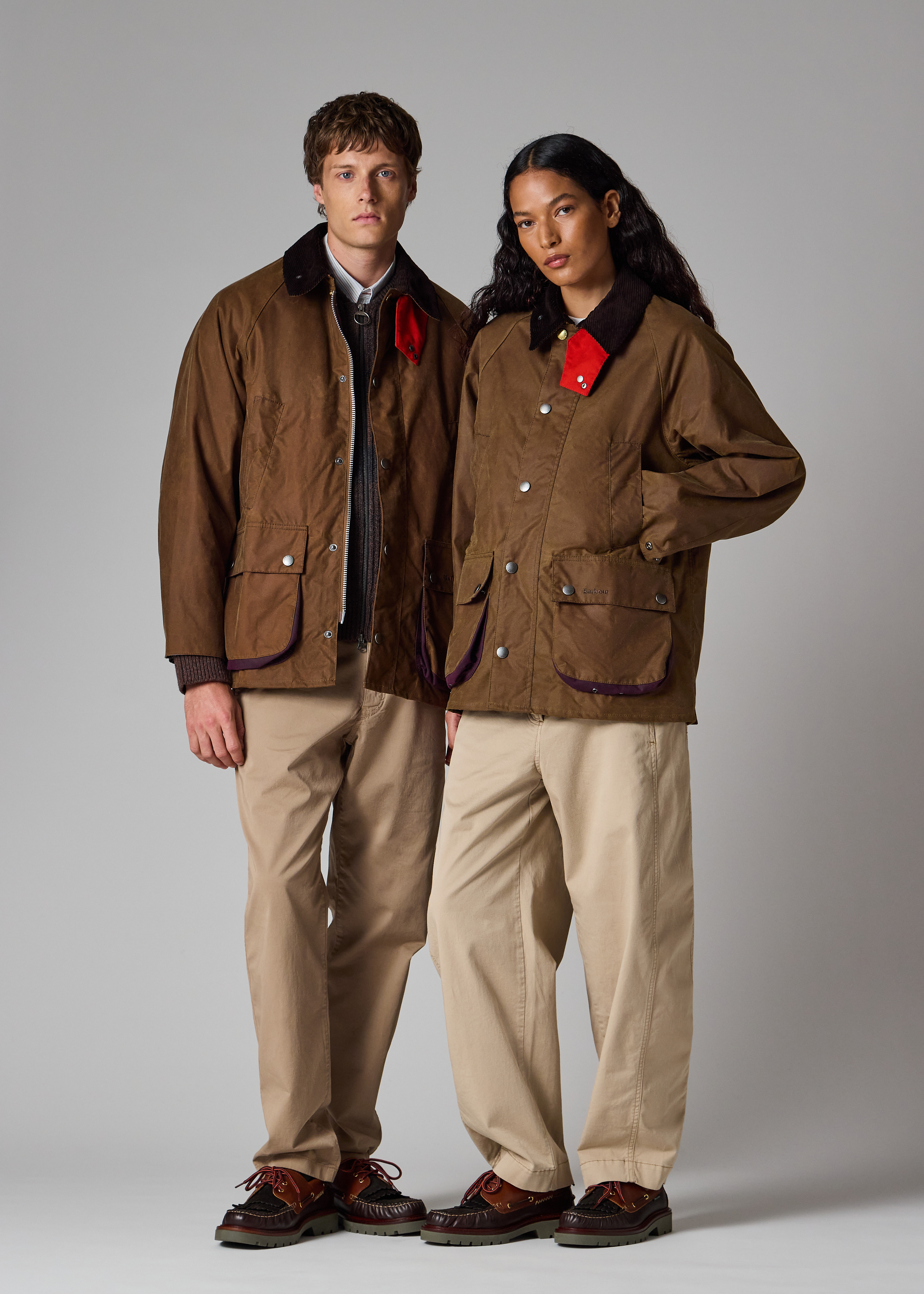 Paul Smith loves Barbour - Tan Oversized Bedale Wax Jacket - 6