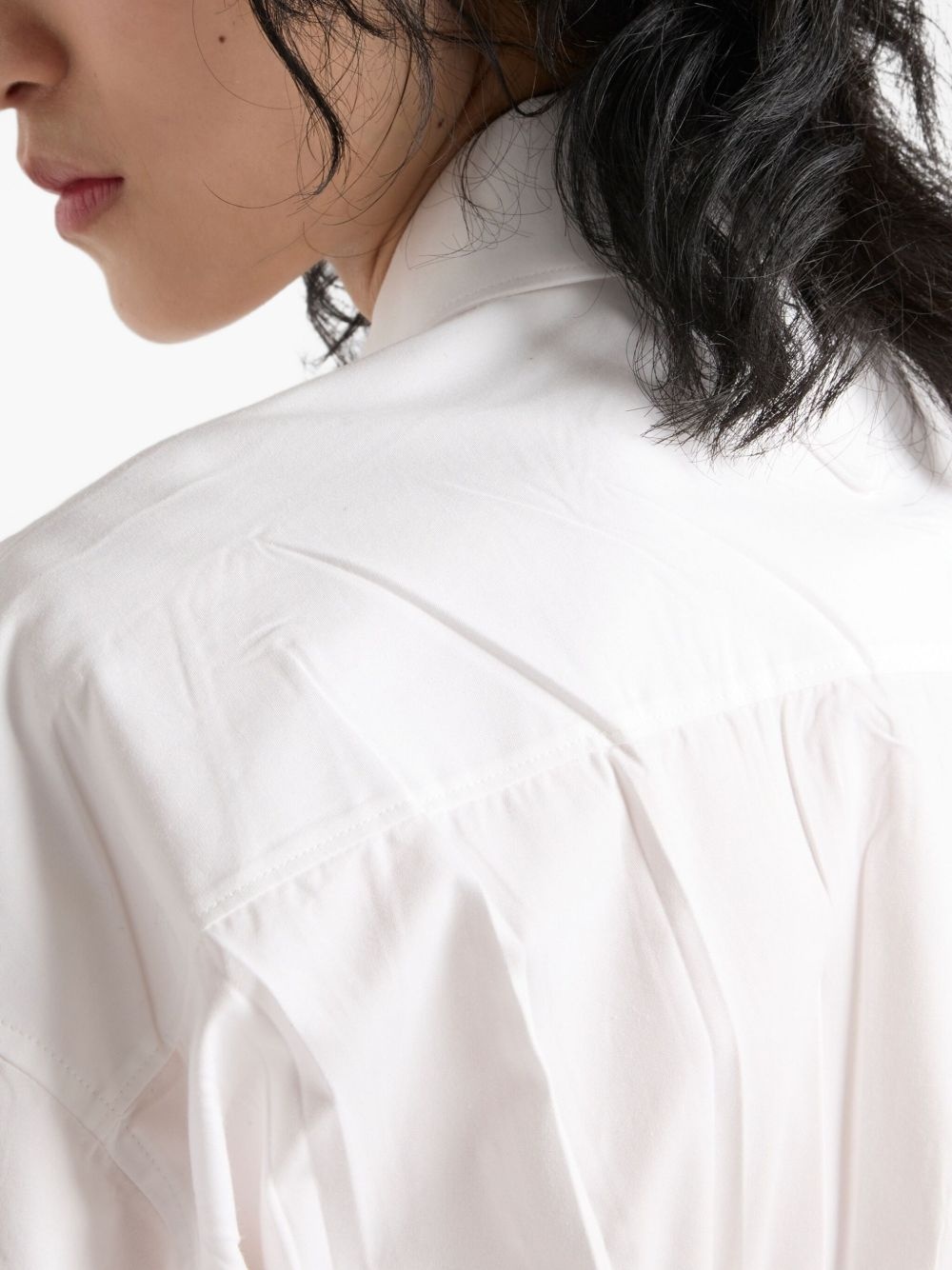 cotton-canvas dress - 6