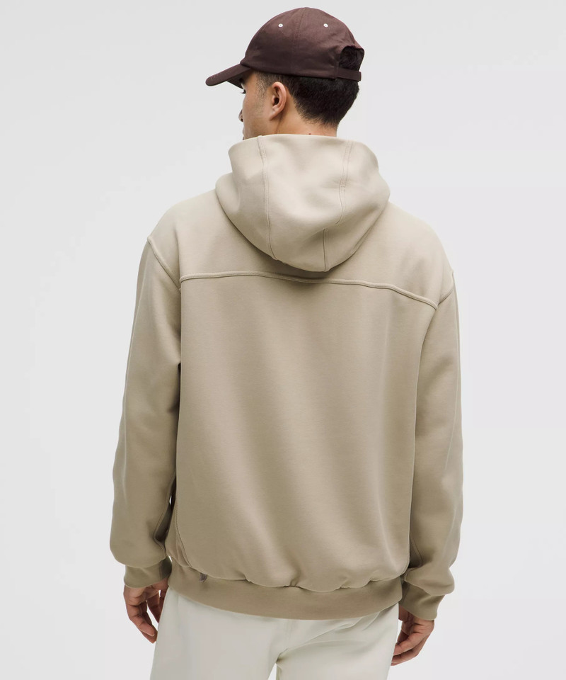 무거운 무게 양털 가득 차있 지퍼 Hoodie 3