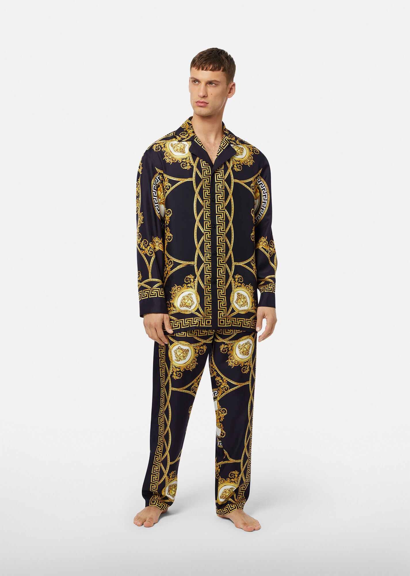 La Coupe des Dieux Silk Pyjama Trousers - 4