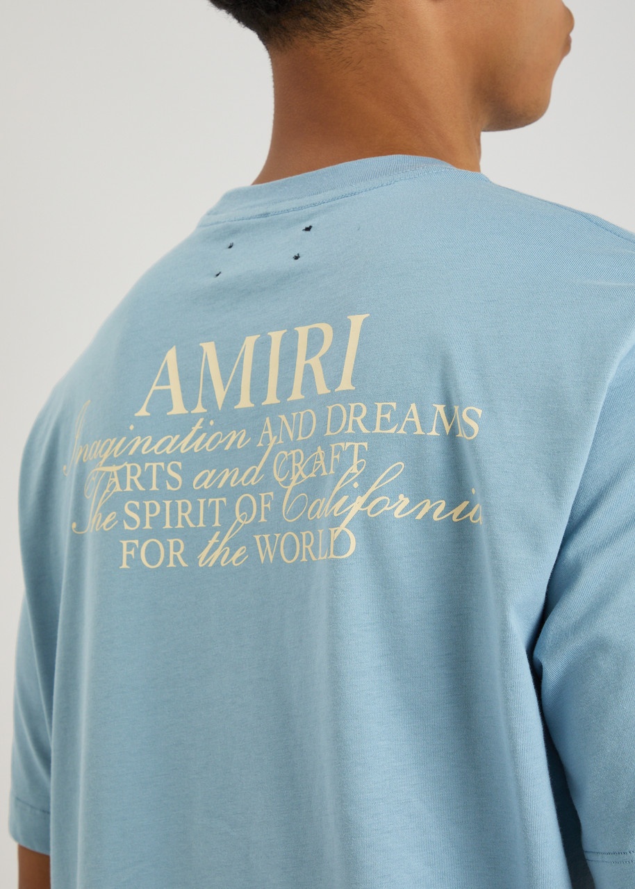 Amiri Spirit Logo Cotton T-shirt - 5