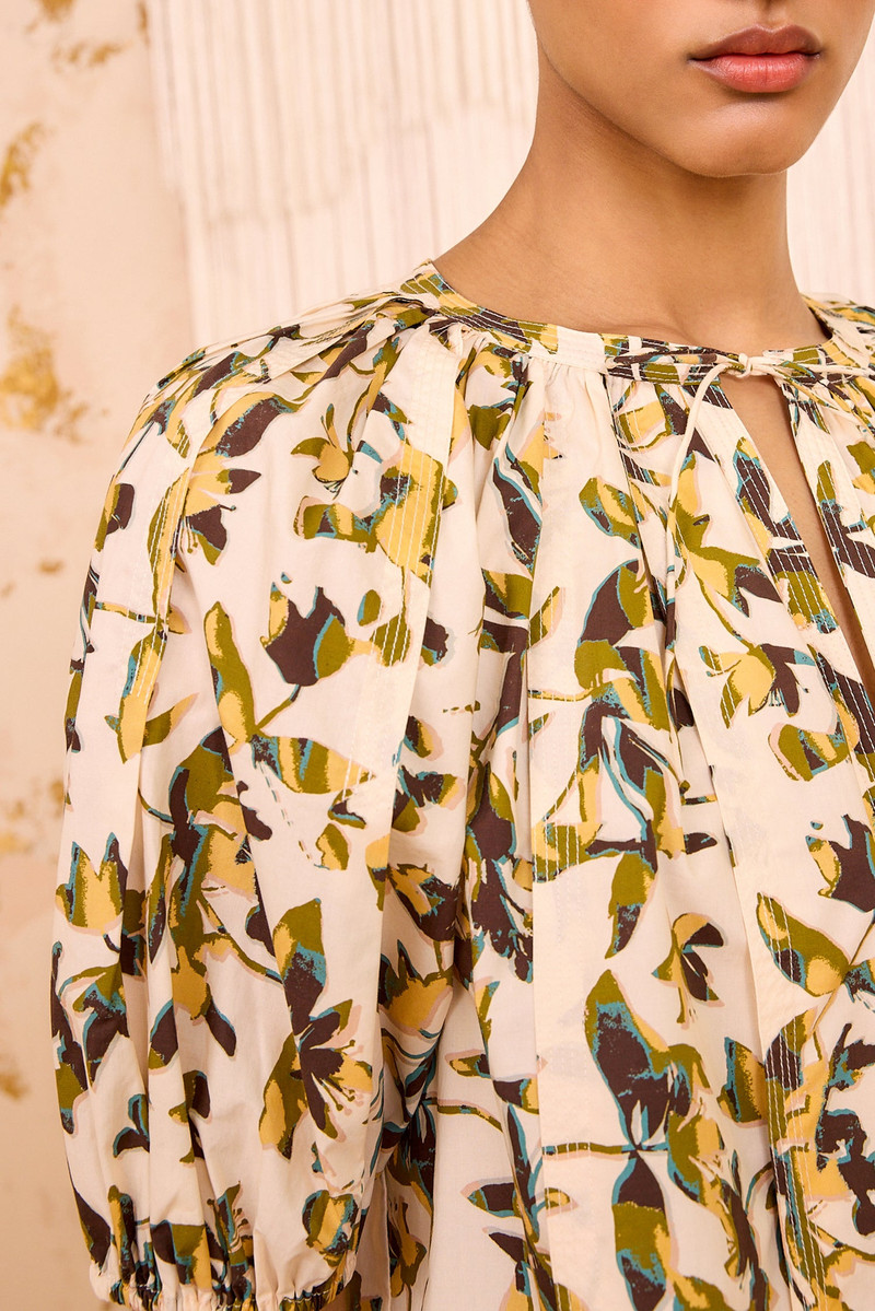 ULLA JOHNSON Loli Short Sleeve Blouse outlook