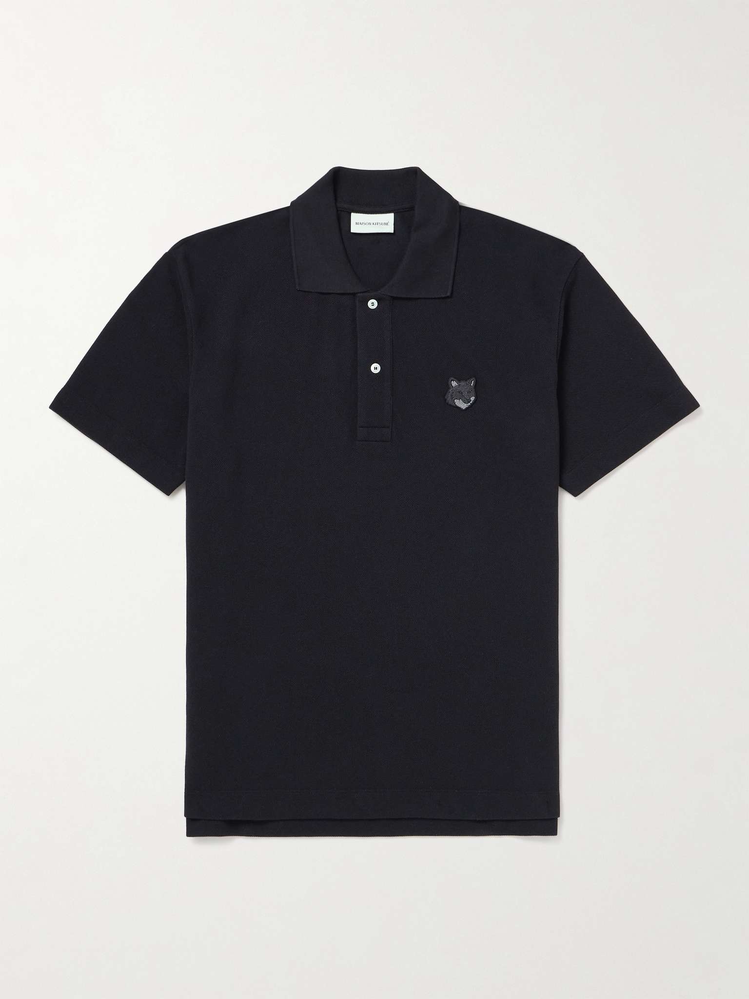 Logo-Appliquéd Cotton-Piqué Polo Shirt - 1