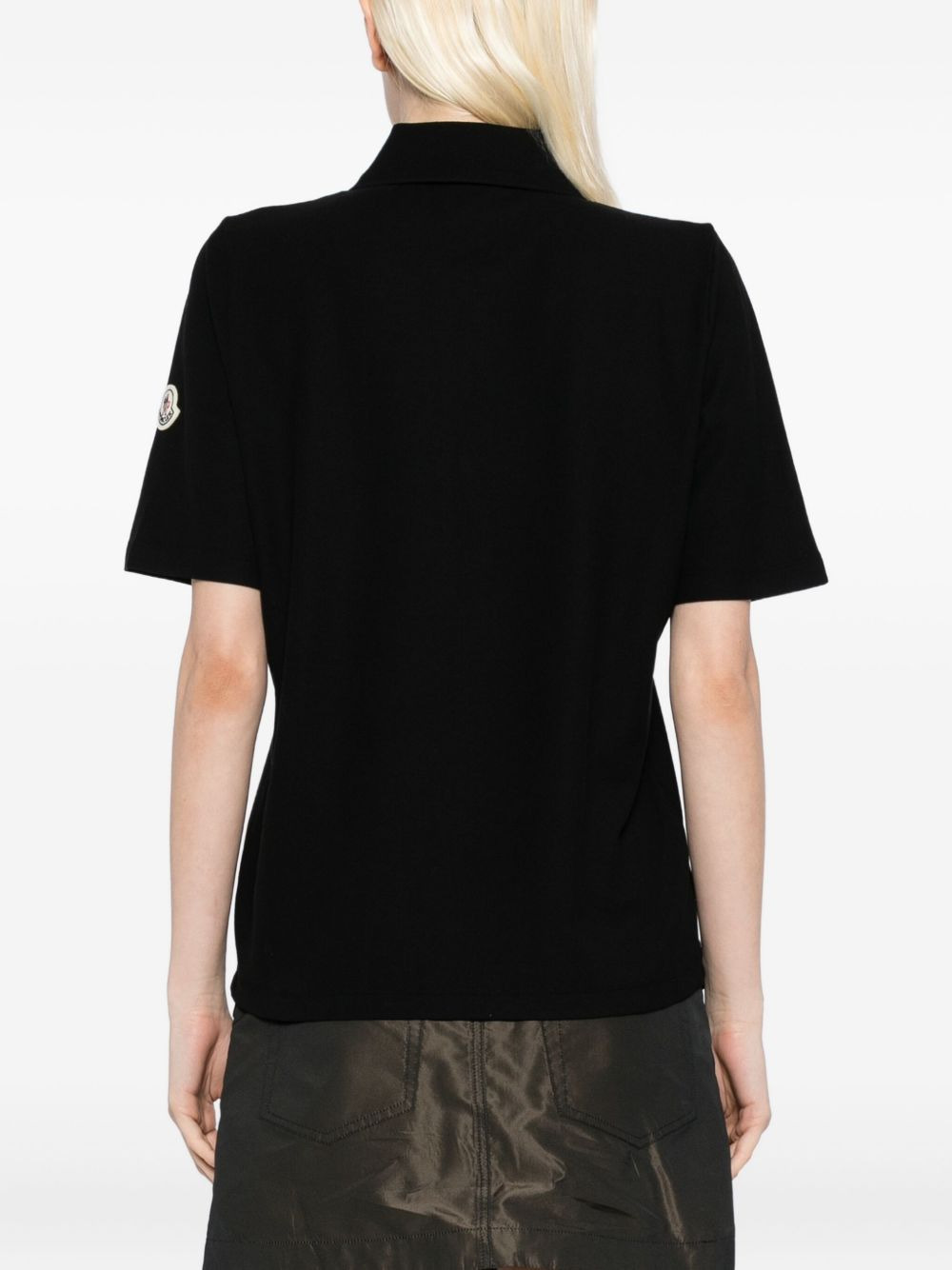 logo-embroidered polo shirt - 4