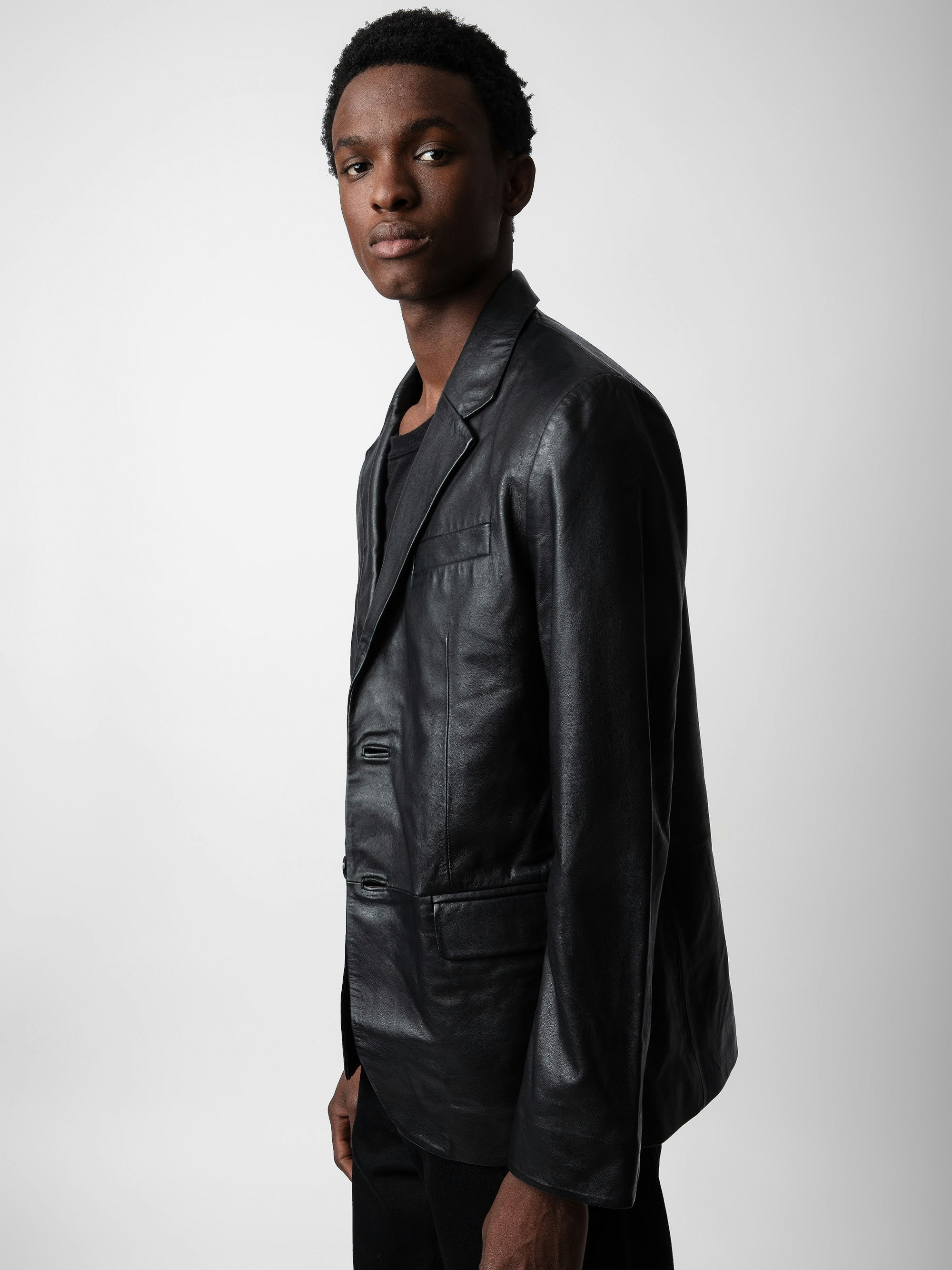 Valfried Leather Blazer - 6