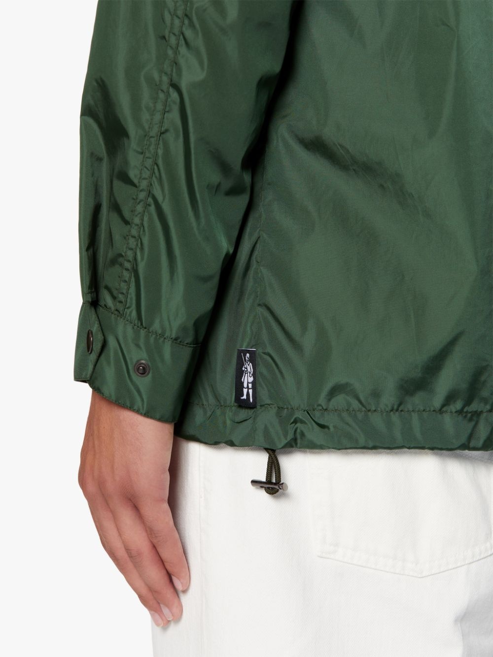 TAPE TEEMING GREEN NYLON COACH JACKET | GMM-216 - 6