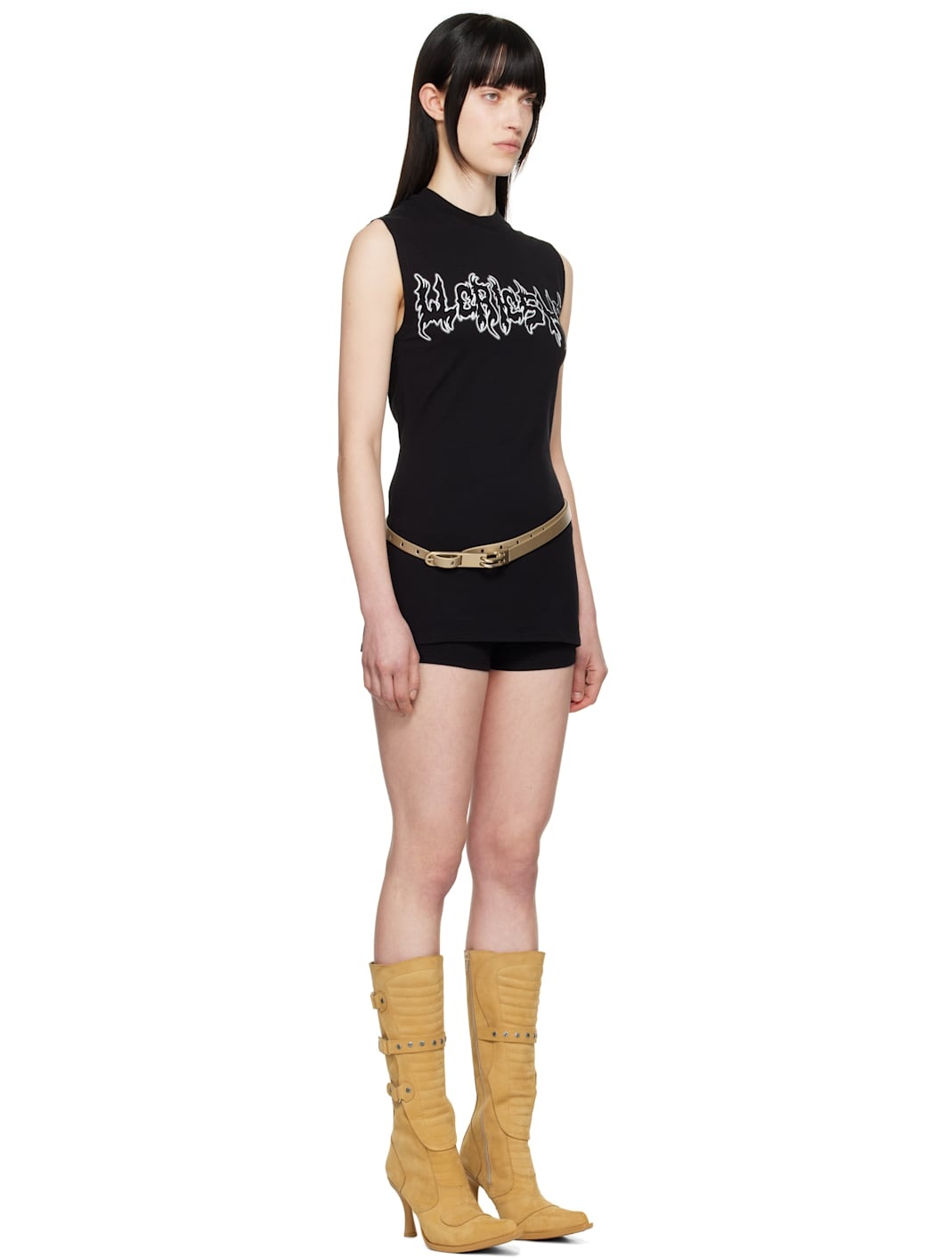 Black Super Bad Jersey Minidress - 2