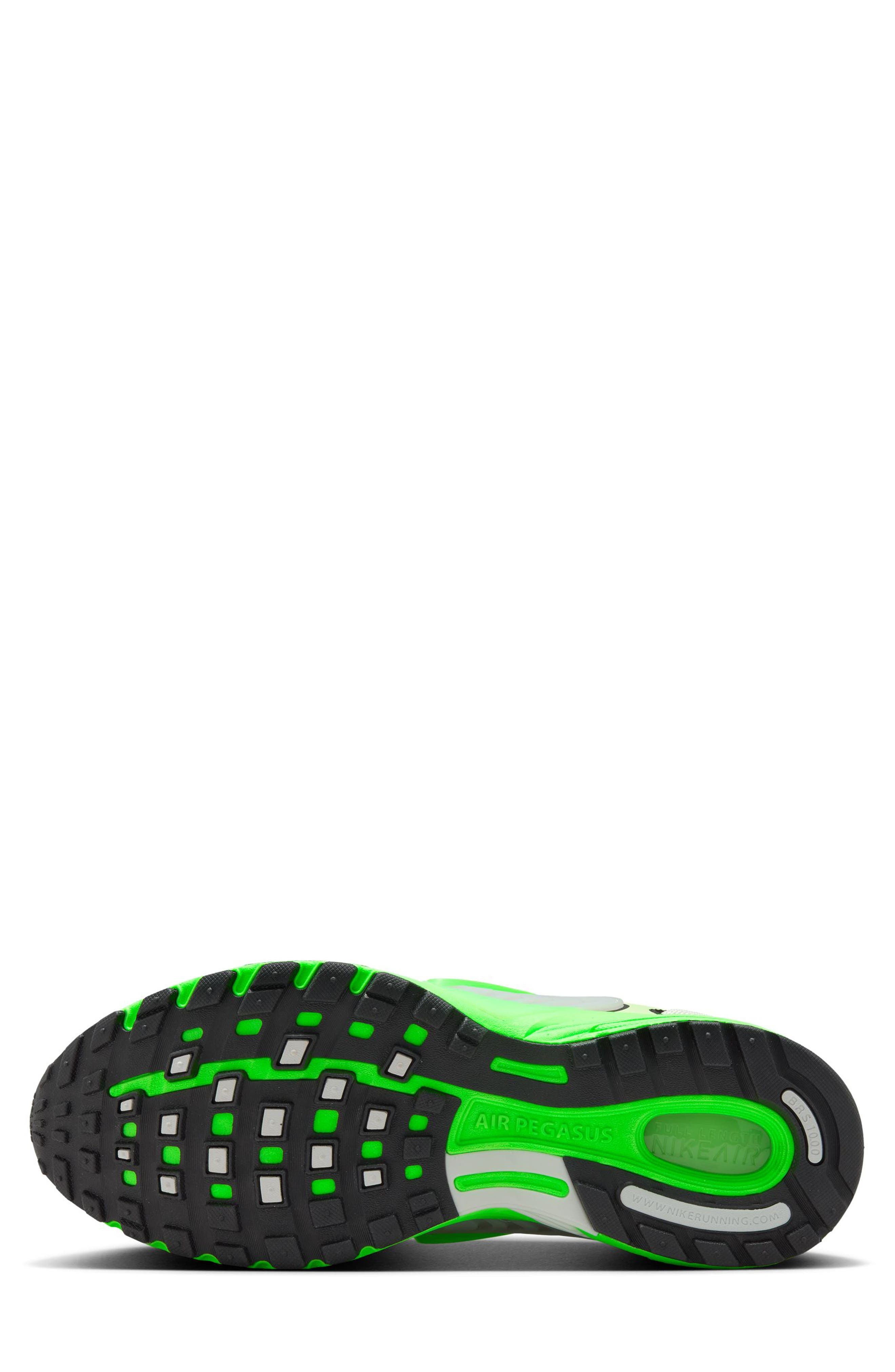 Nike Air Pegasus Wave Sneaker in Summit White/Green/Volt at Nordstrom - 4