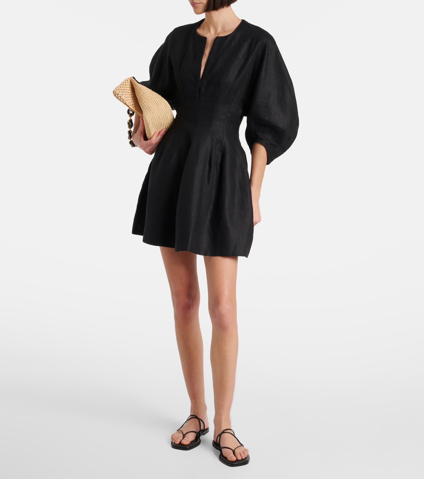 Soleil linen minidress - 2