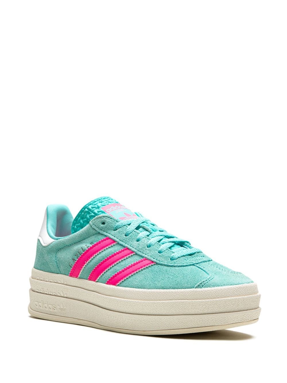 Gazelle  "Flash Aqua / Lucid Pink" platform sneakers - 2