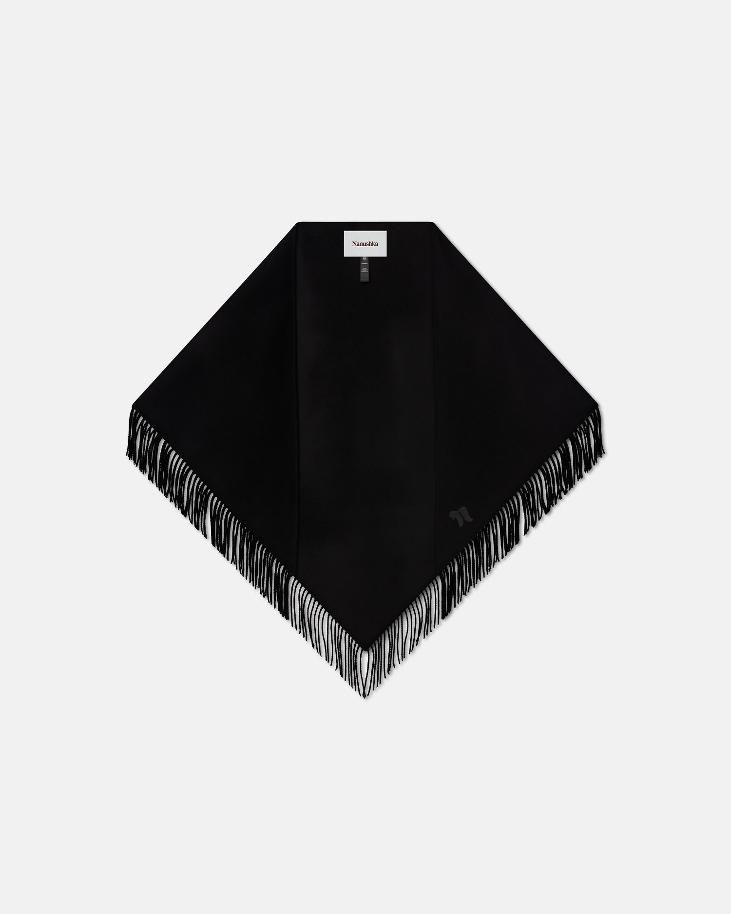 Double Wool And Silk-Blend Scarf - 1